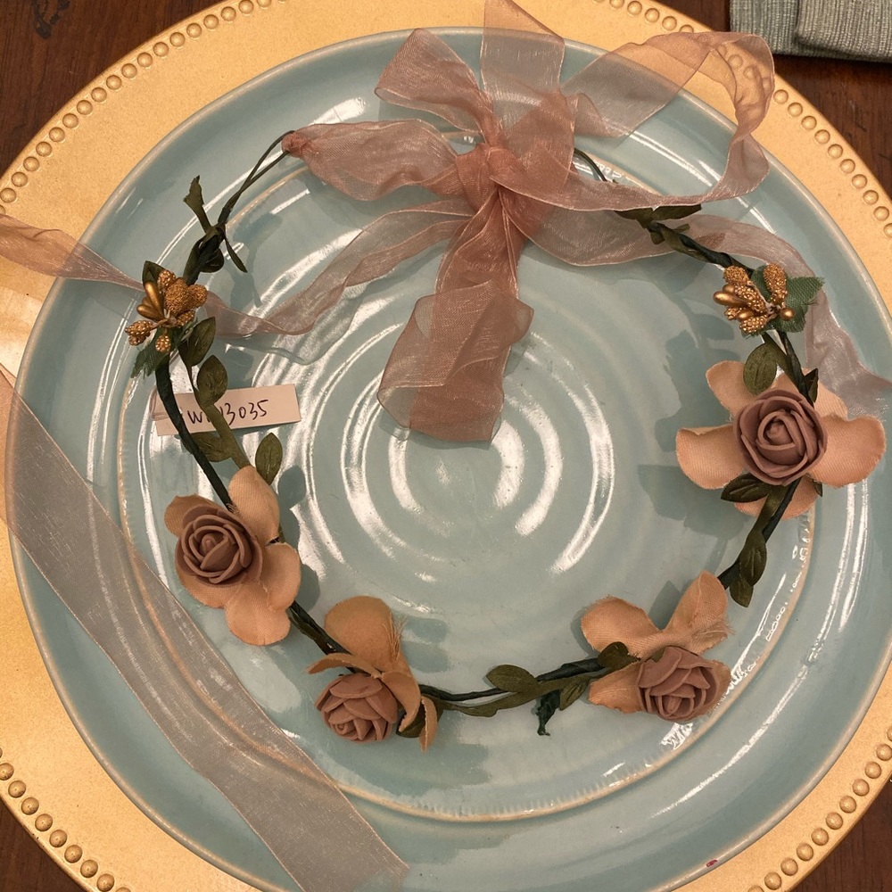 Anthropologie BHLDN Floral Halo